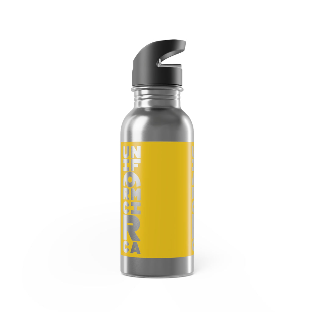 UC FULL STACK | YELLOW | BPA FREE, Eco-Friendly 20oz Stainless Steel Water Bottle with Straw