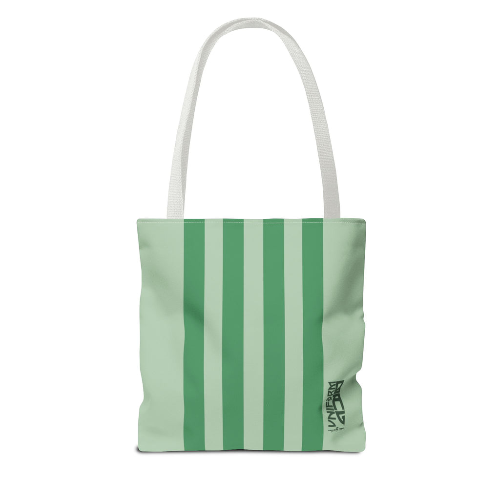 RACER JR. BAG | CUCUMBER/BOWLING GREEN | Stylish Minimalist Tote Bag, Eco-Friendly Shopping Bag, Chic Carryall, Reusable Tote, Fashionable Beach Bag, Trendy Everyday Essentials