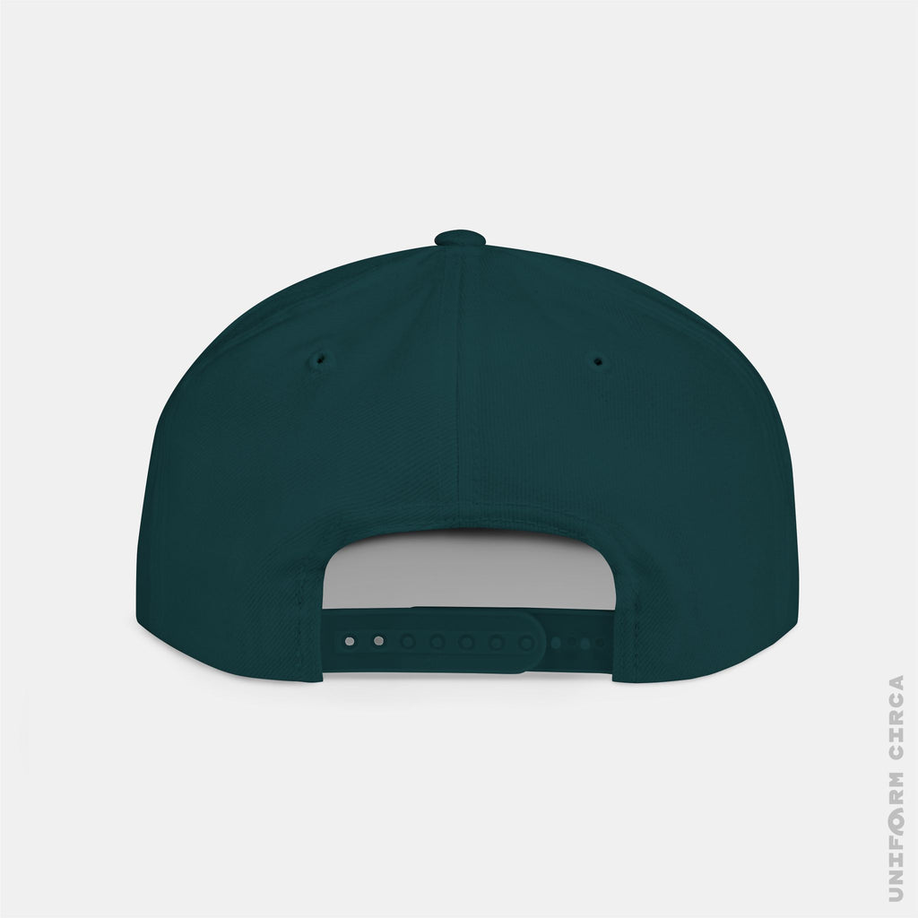 WORDMARK | Embroidered  Lime Green| Flat Bill Snapback Hat, Trendy Cap for Casual Wear, Streetwear Accessory, Perfect Gift for Friends and Family