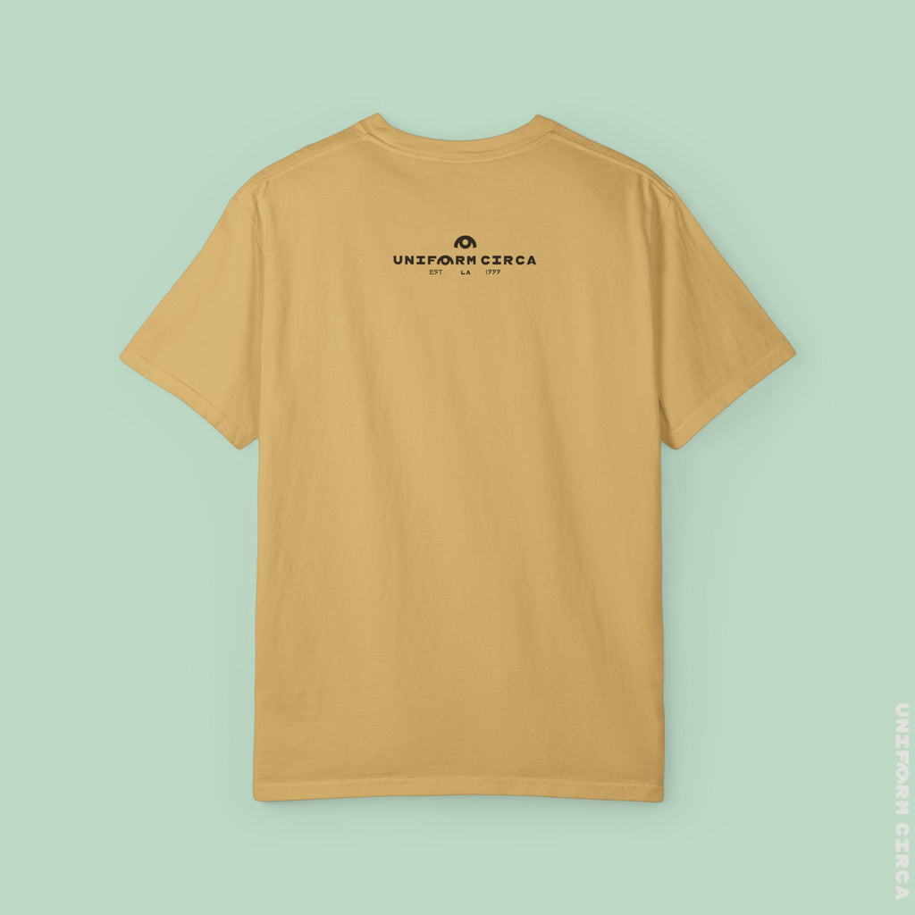 LONE PALM CREWNECK T-SHIRT | Printed Unisex Garment-Dyed Graphic Tee