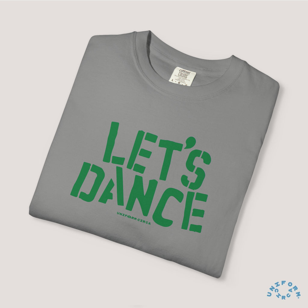 LET'S DANCE REVISITED CREWNECK T-SHIRT | PRINTED GREEN