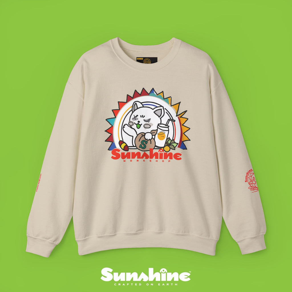 Sunshine | "Top Cat" | Crewneck Sweatshirt | Printed