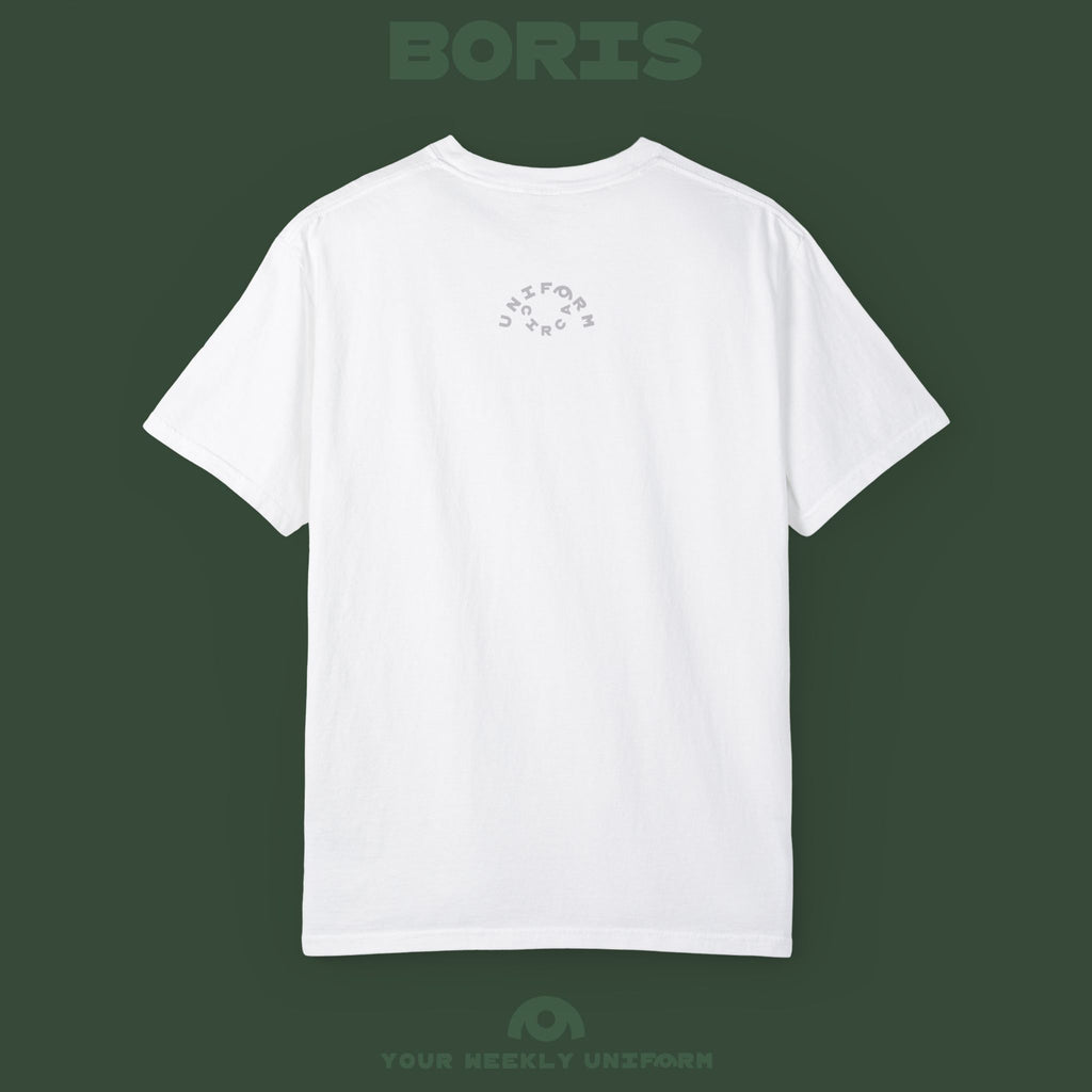 BORIS TUESDAY | CREWNECK T-SHIRT | PRINTED BLACK