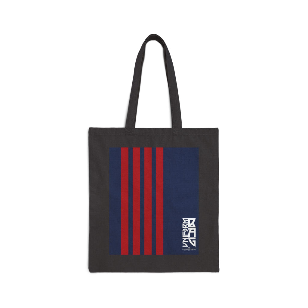 RACER MAGAZINE BAG | NAVY/RED | Stylish Cotton Canvas Tote Bag for Everyday Use, Reusable Shopping Bag, Eco-Friendly Gift, Graphic Tote, Fashion Accessories