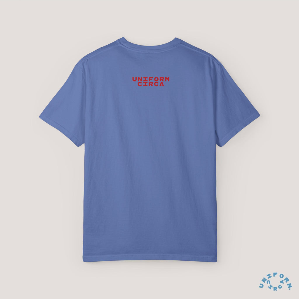 LET'S DANCE REVISITED CREWNECK T-SHIRT | Printed Blue