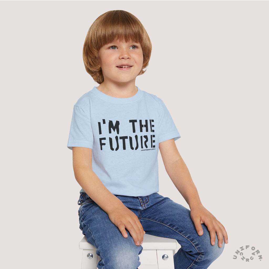 I'M THE FUTURE Design Toddler T-Shirt - Perfect for Playful Days | Black