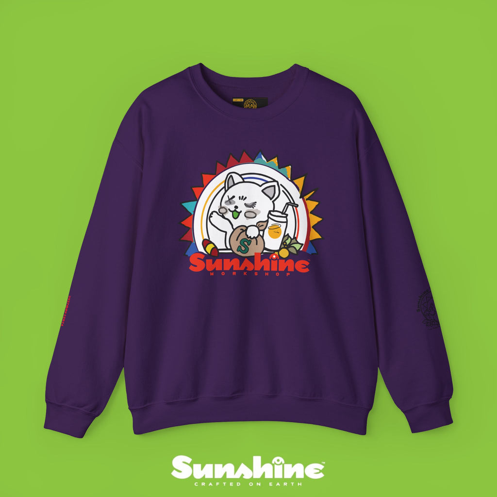 Sunshine | "Top Cat" | Crewneck Sweatshirt | Printed