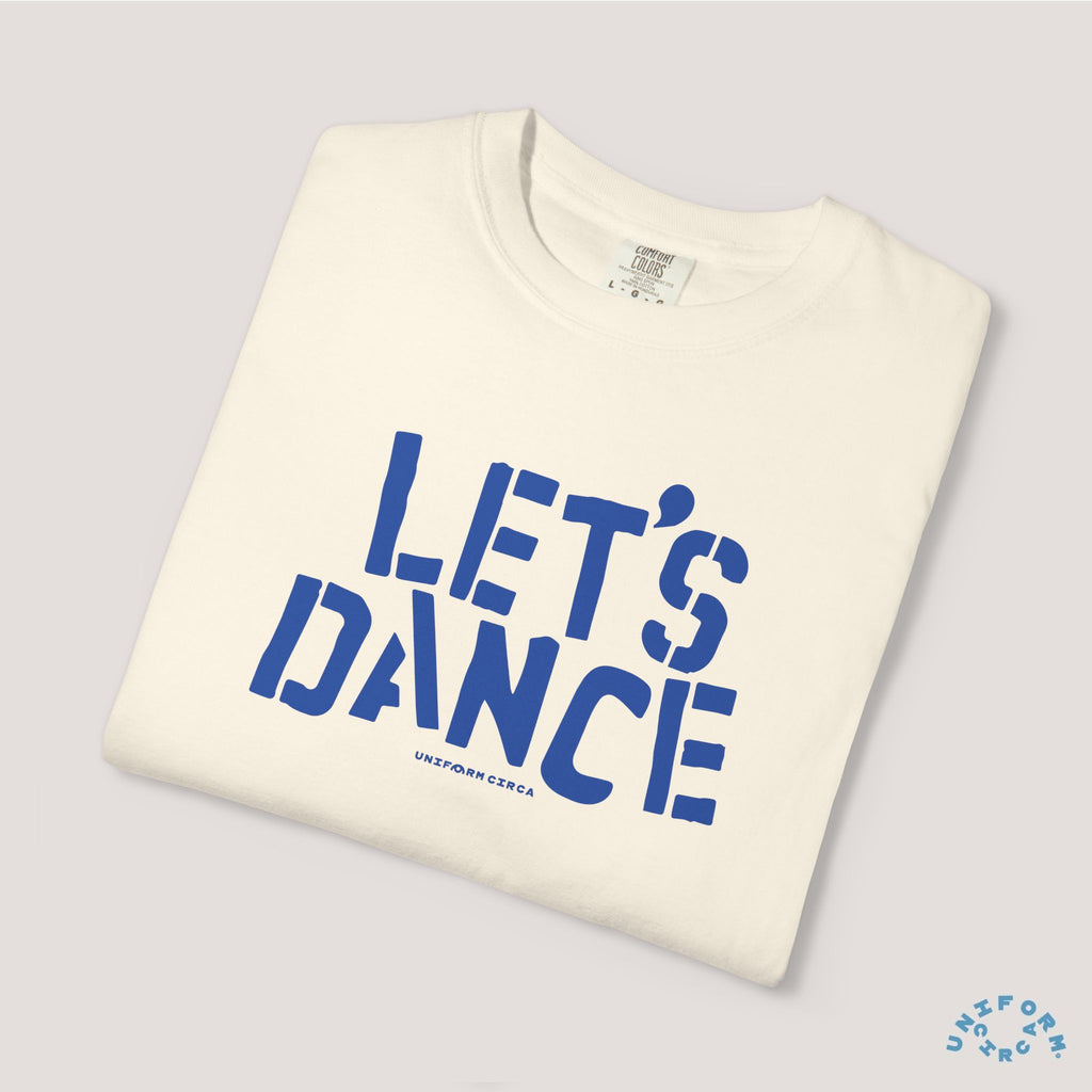 LET'S DANCE REVISITED CREWNECK T-SHIRT | Printed Blue