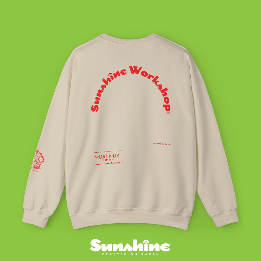 Sunshine | "Top Cat" | Crewneck Sweatshirt | Printed