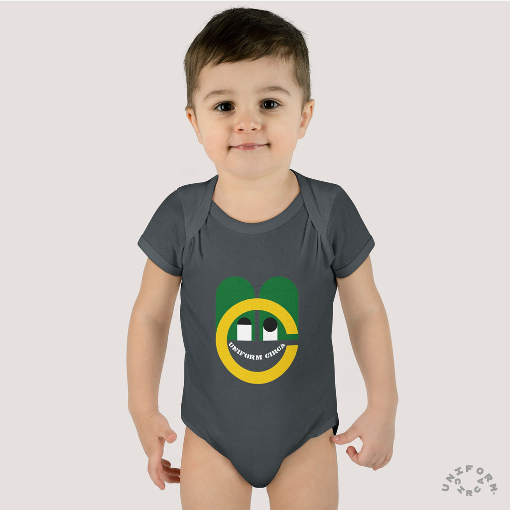 FUNNY BUNNY - Infant Baby Rib Bodysuit - Adorable Bunny-Like Graphic | Multiple Colors