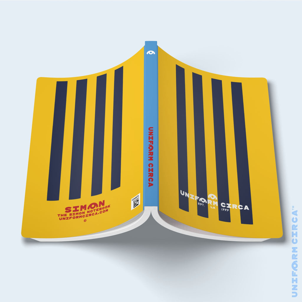 SIMON NOTE & SKETCH JOURNAL | NAVY/YELLOW (SOFT COVER)