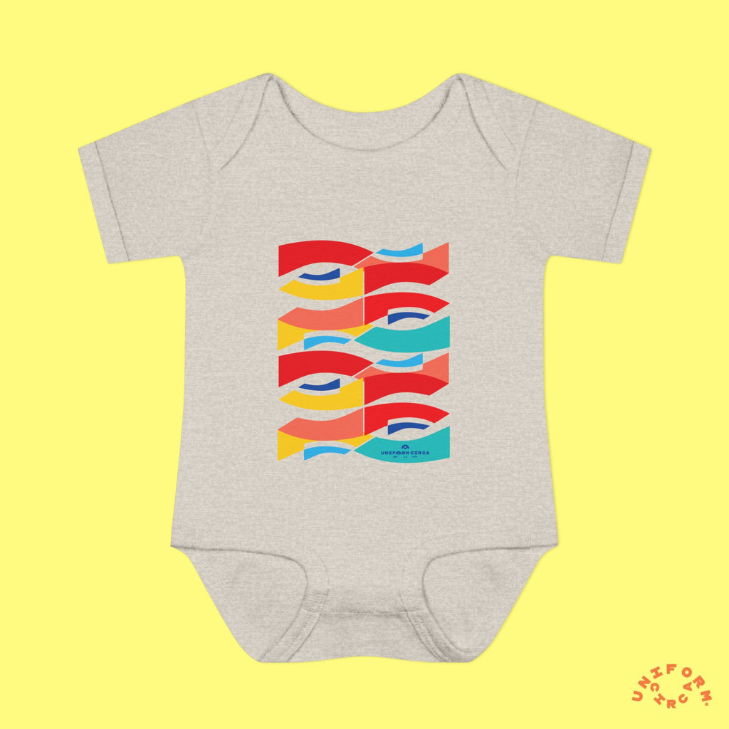 Wavey Kidsplay | Infant Baby Rib Bodysuit | Multiple Colors