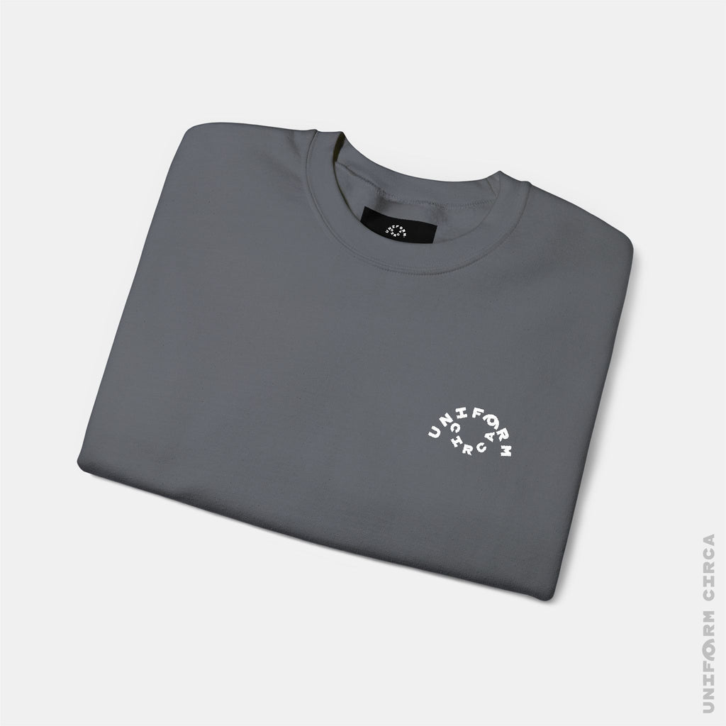 The JASON | OCULUS LOGO | Crewneck Sweatshirt | 100% Cotton | Pearl Embroidery | Designed & Printed in California
