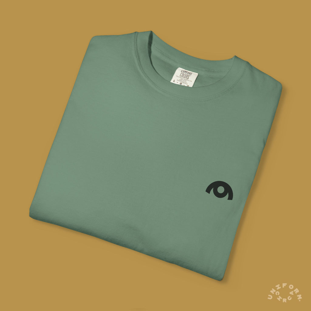 OYSTER LOGO CREWNECK T- SHIRT | Printed Black