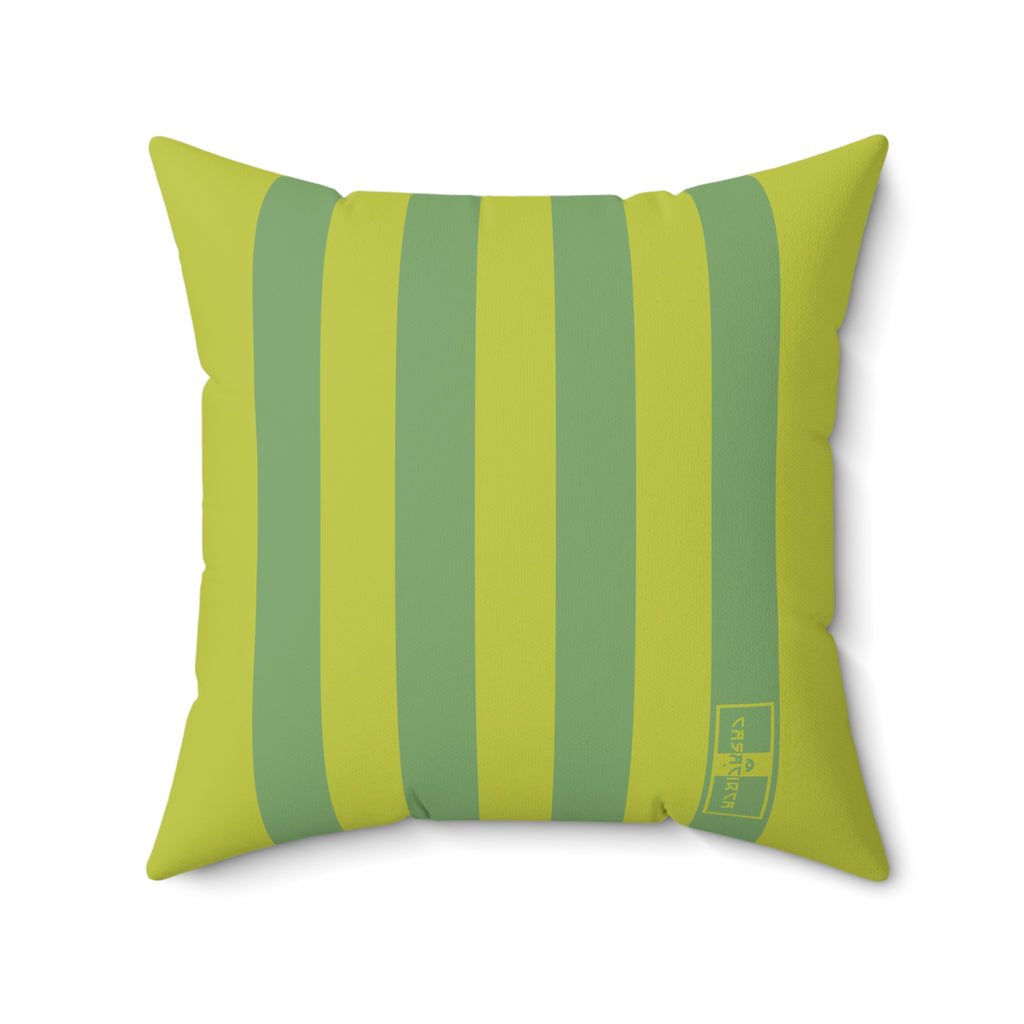 CASACIRCA | RACER PILLOW | WIMBLEDON GREENS 1 | Stylish Faux Suede Pillow - Home Decor, Cozy Living Room, Gift Idea, Nautical Theme, Interior Design Accents