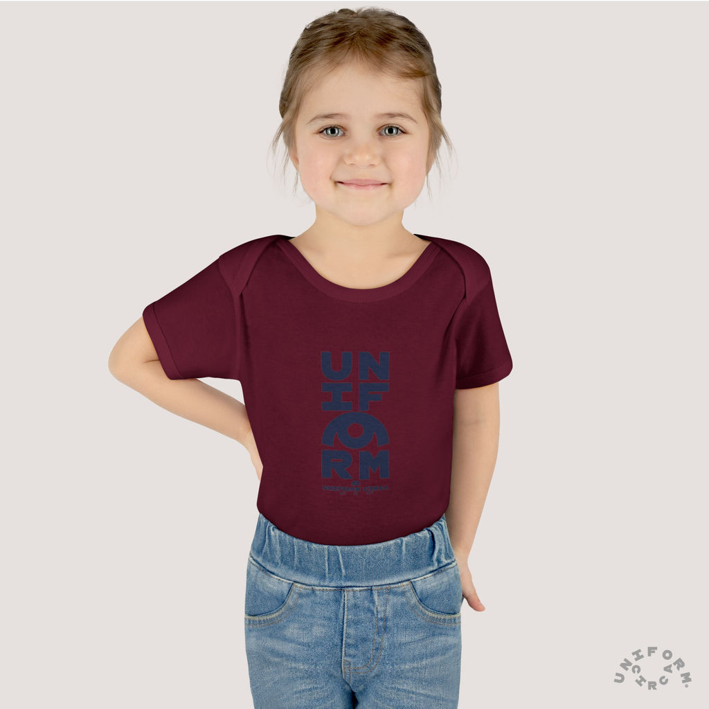 UNIFORM STACK | Infant Baby Rib Bodysuit | Multiple Colors
