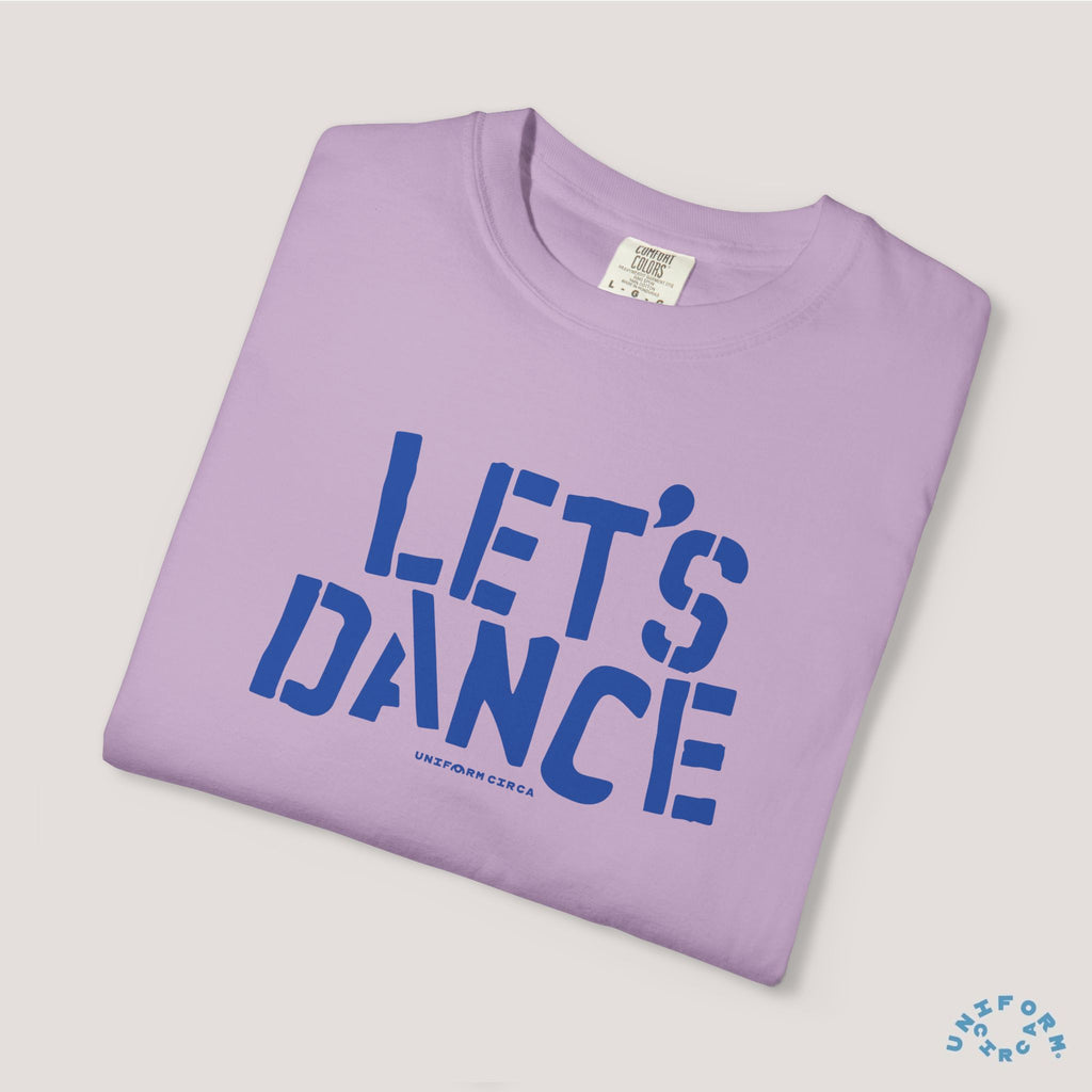 LET'S DANCE REVISITED CREWNECK T-SHIRT | Printed Blue