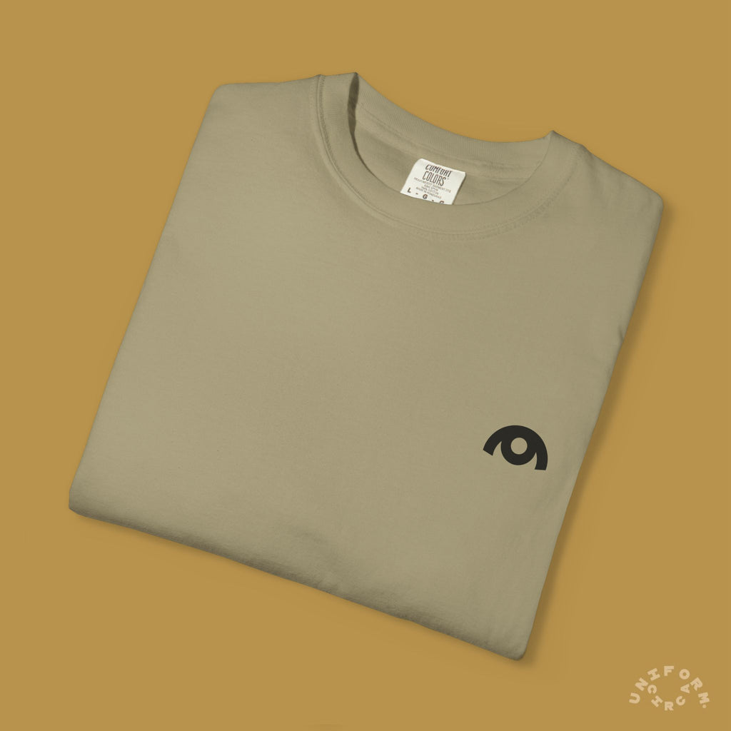 OYSTER LOGO CREWNECK T- SHIRT | Printed Black