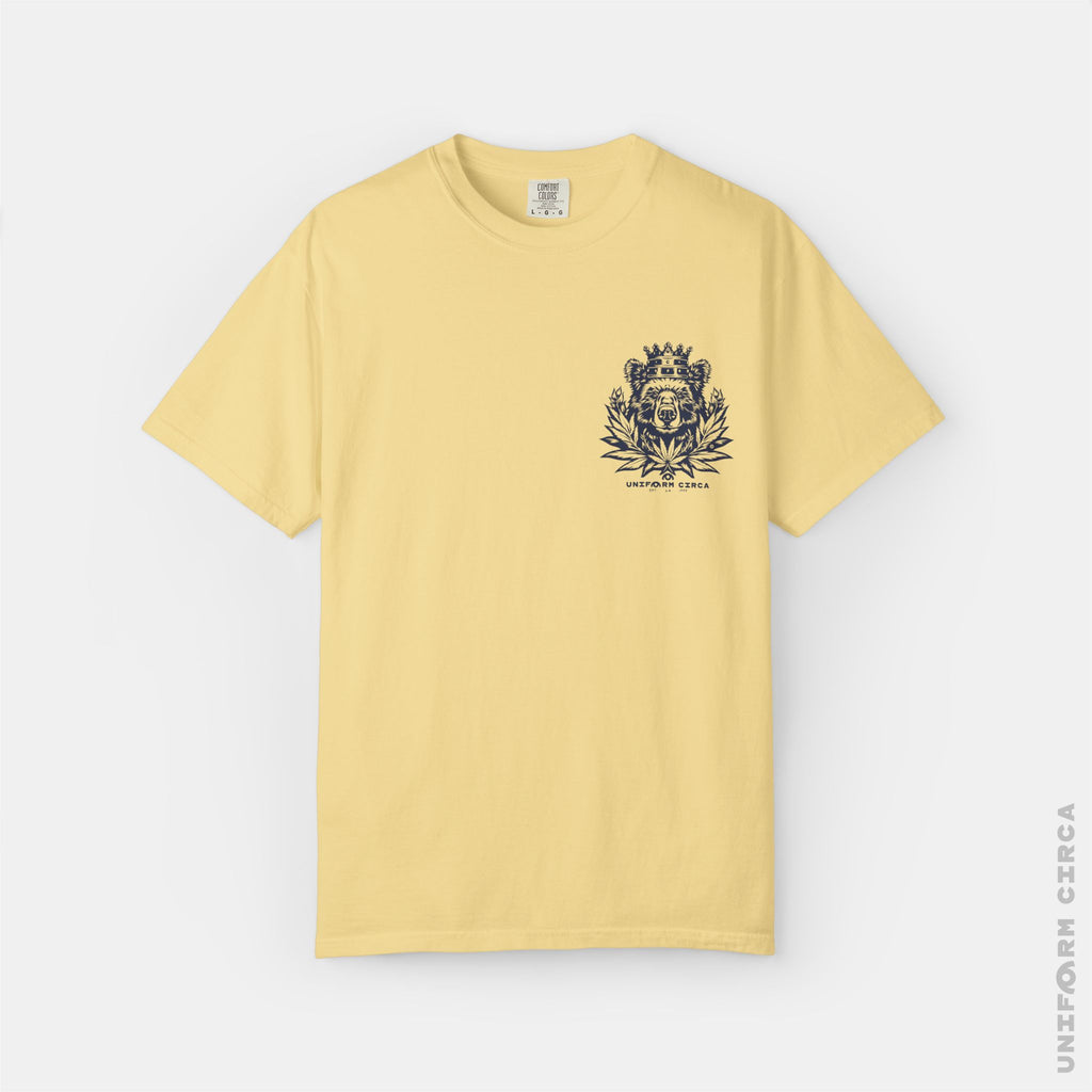 UC CALI BEAR | Crewneck T-Shirt | Printed Navy
