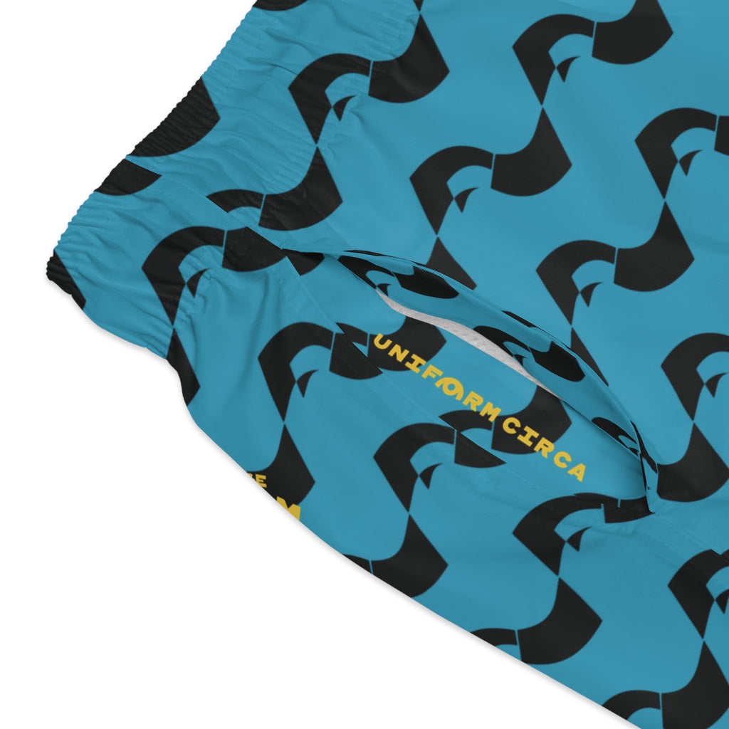 BLUE WAVE | Swim Trunks | Printed