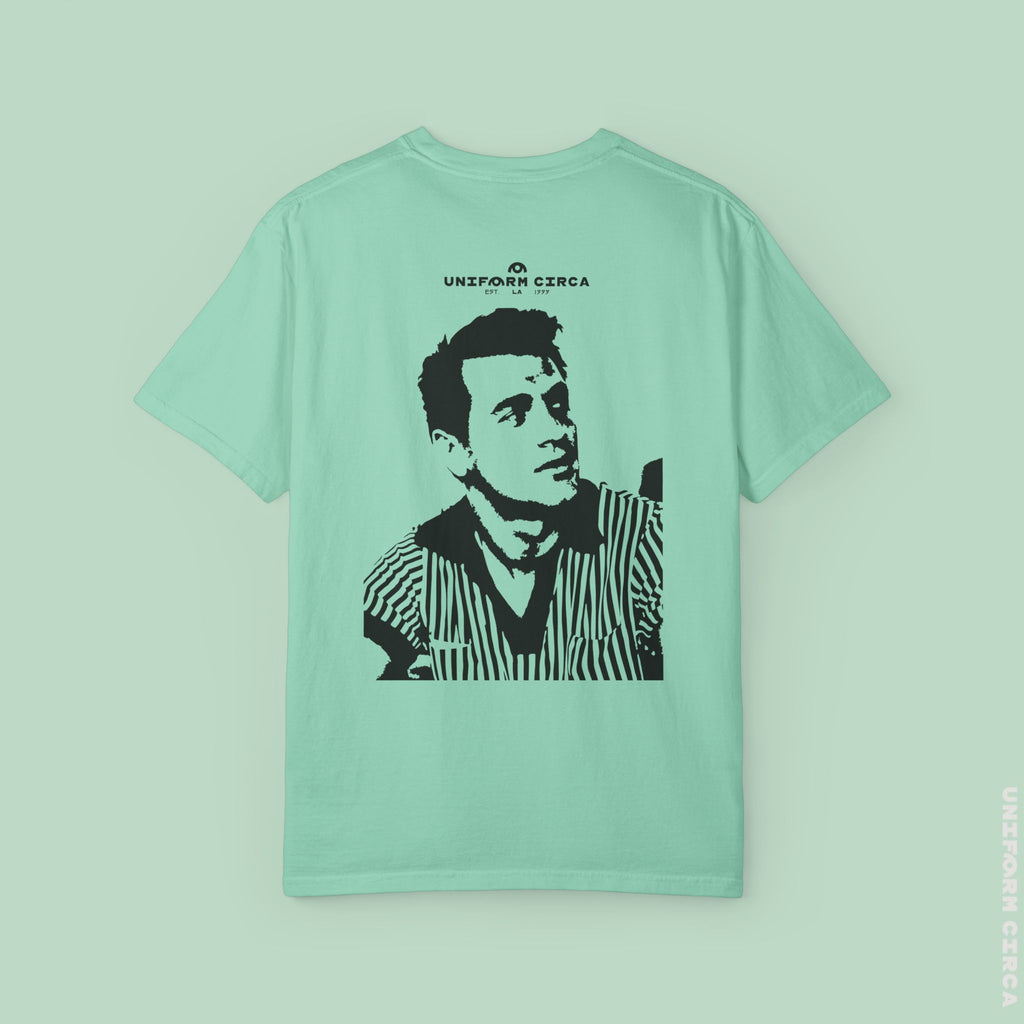 ROCK | CREWNECK T-SHIRT | PRINTED | Retro-Inspired Unisex Garment-Dyed T-Shirt with Iconic Design