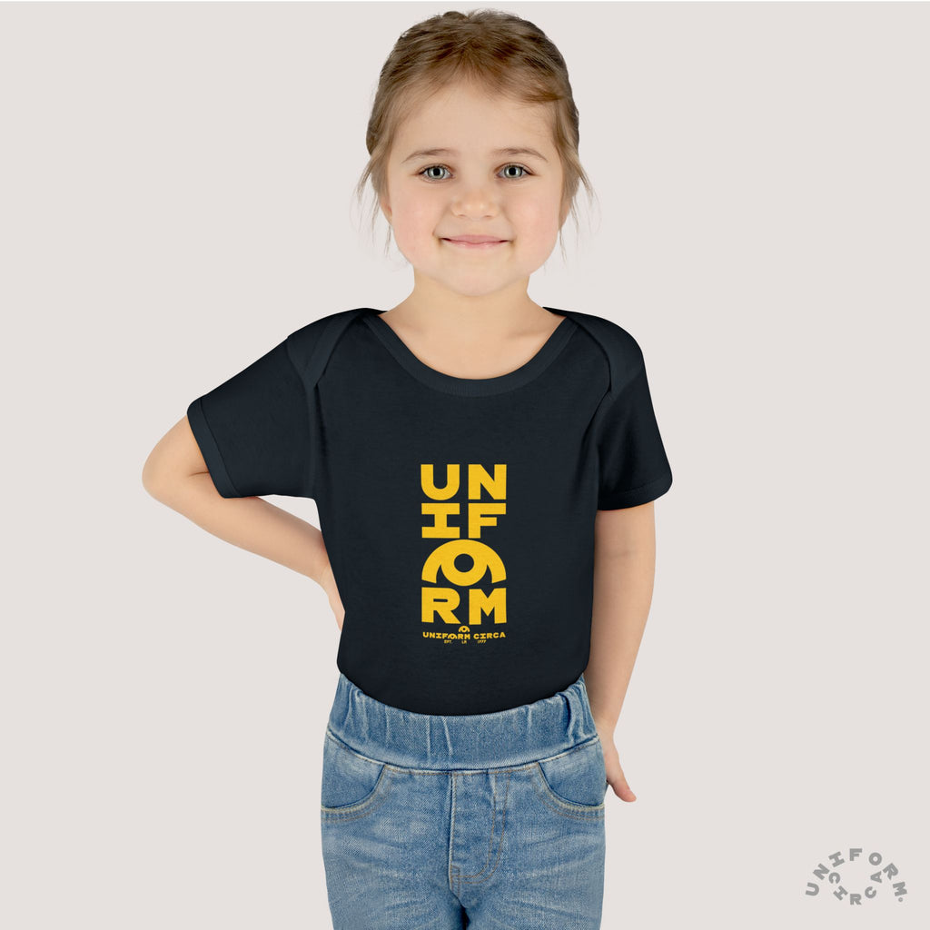 UNIFORM STACK | Infant Baby Rib Bodysuit | Multiple Colors