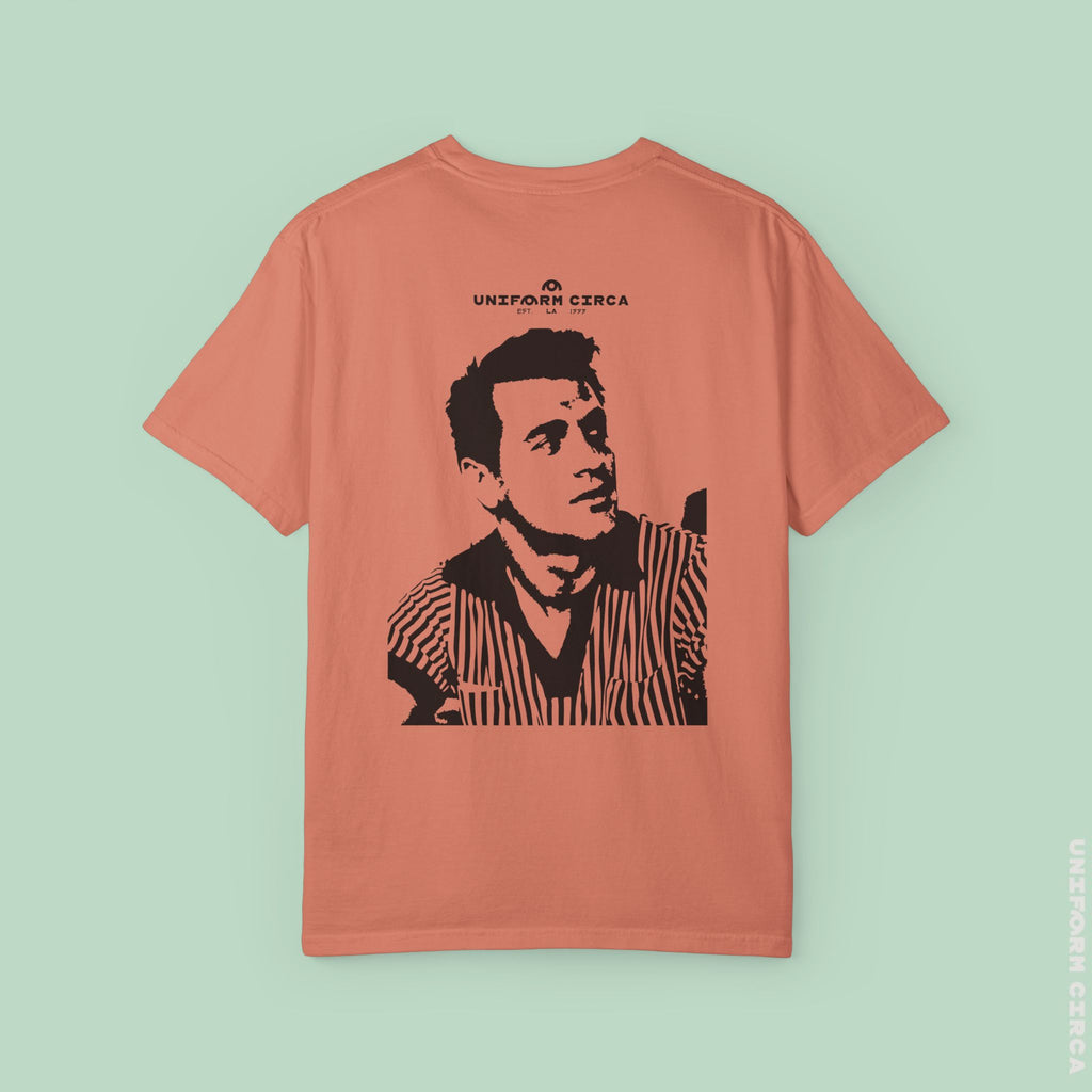 ROCK | CREWNECK T-SHIRT | PRINTED | Retro-Inspired Unisex Garment-Dyed T-Shirt with Iconic Design