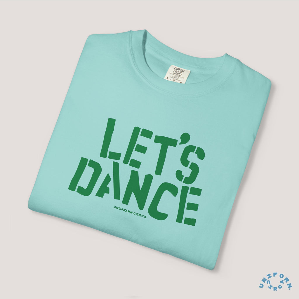LET'S DANCE REVISITED CREWNECK T-SHIRT | PRINTED GREEN