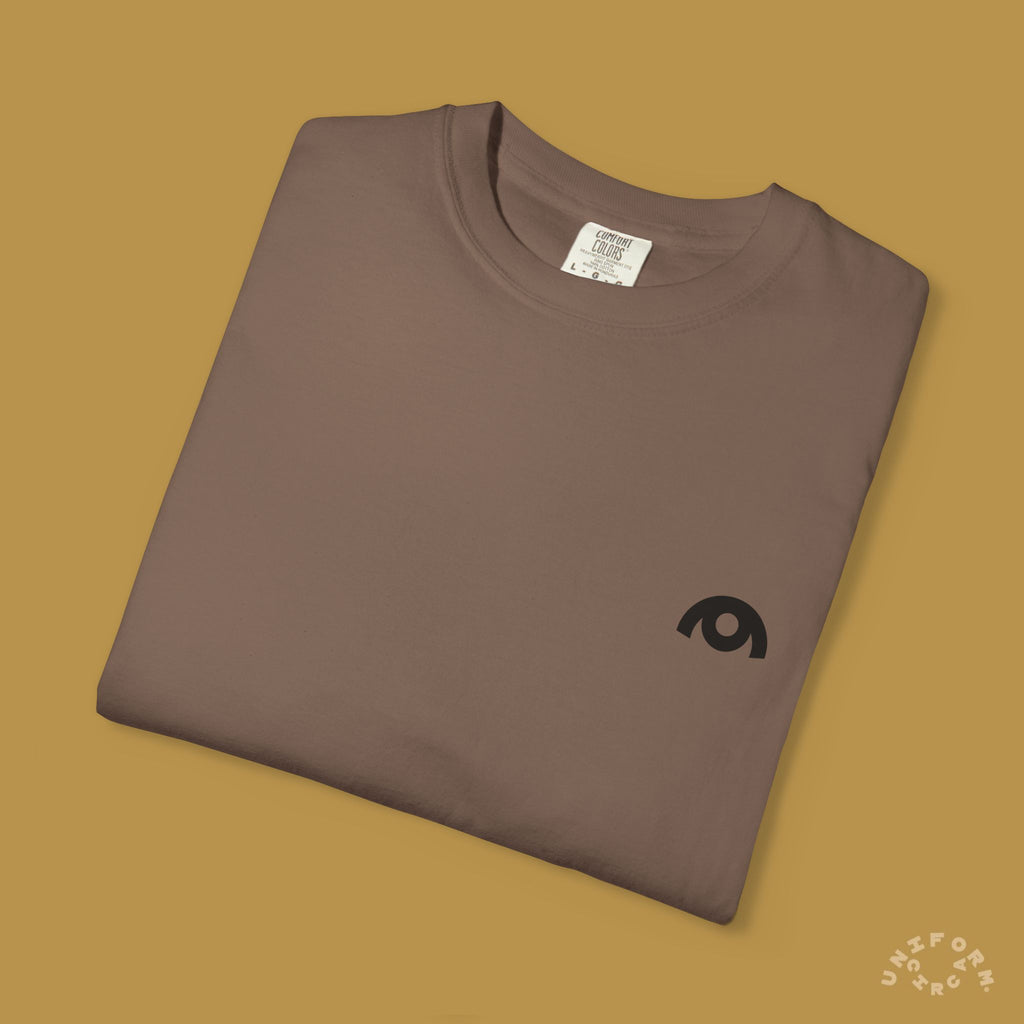 OYSTER LOGO CREWNECK T- SHIRT | Printed Black