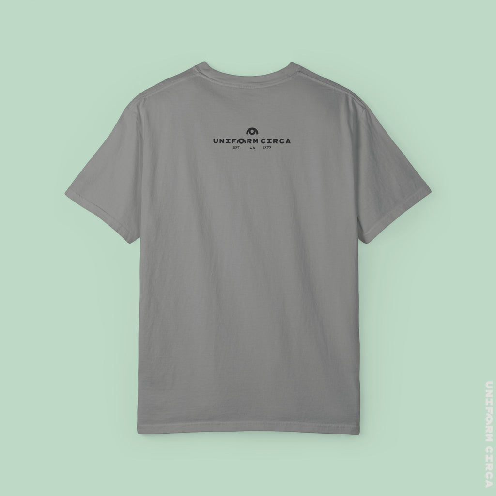 LONE PALM CREWNECK T-SHIRT | Printed Unisex Garment-Dyed Graphic Tee