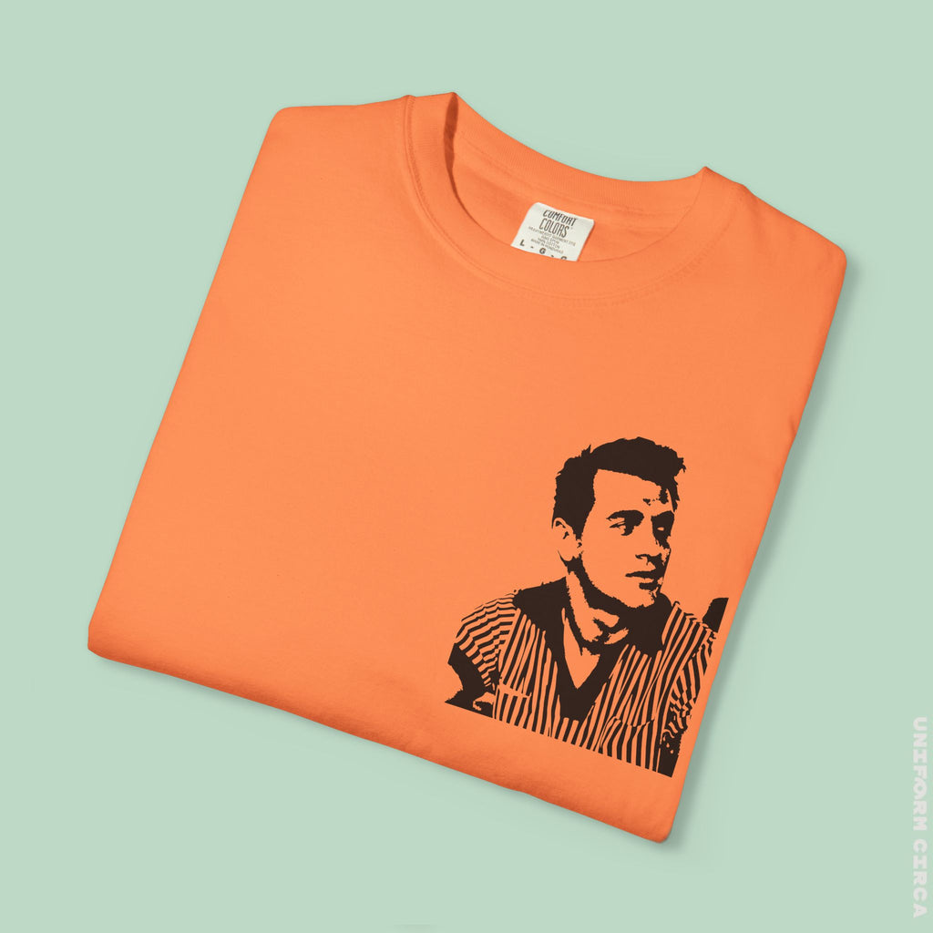 ROCK | CREWNECK T-SHIRT | PRINTED | Retro-Inspired Unisex Garment-Dyed T-Shirt with Iconic Design