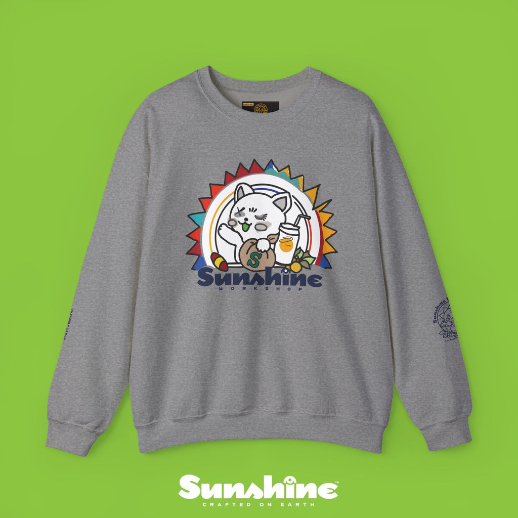 Sunshine | "Top Cat" | Crewneck Sweatshirt | Printed