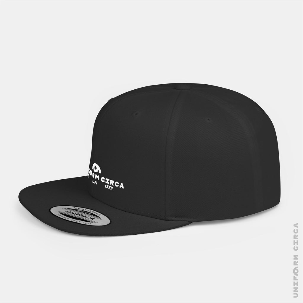 UNIFORM OYSTER ALL | Embrodered White | Flat Bill Snapback