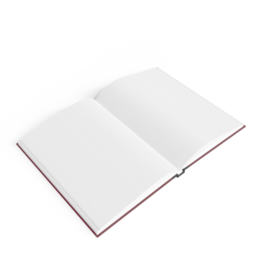 SIMON | JOURNAL & NOTEBOOK | Hardcover Blank Pages 5"x7" | Uniform Red & Gold