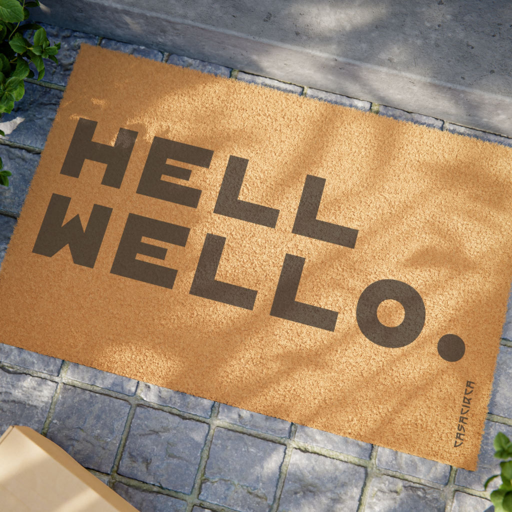 CASACIRCA | HELL WELLO | SISAL/CHOCOLATE | DOORMAT