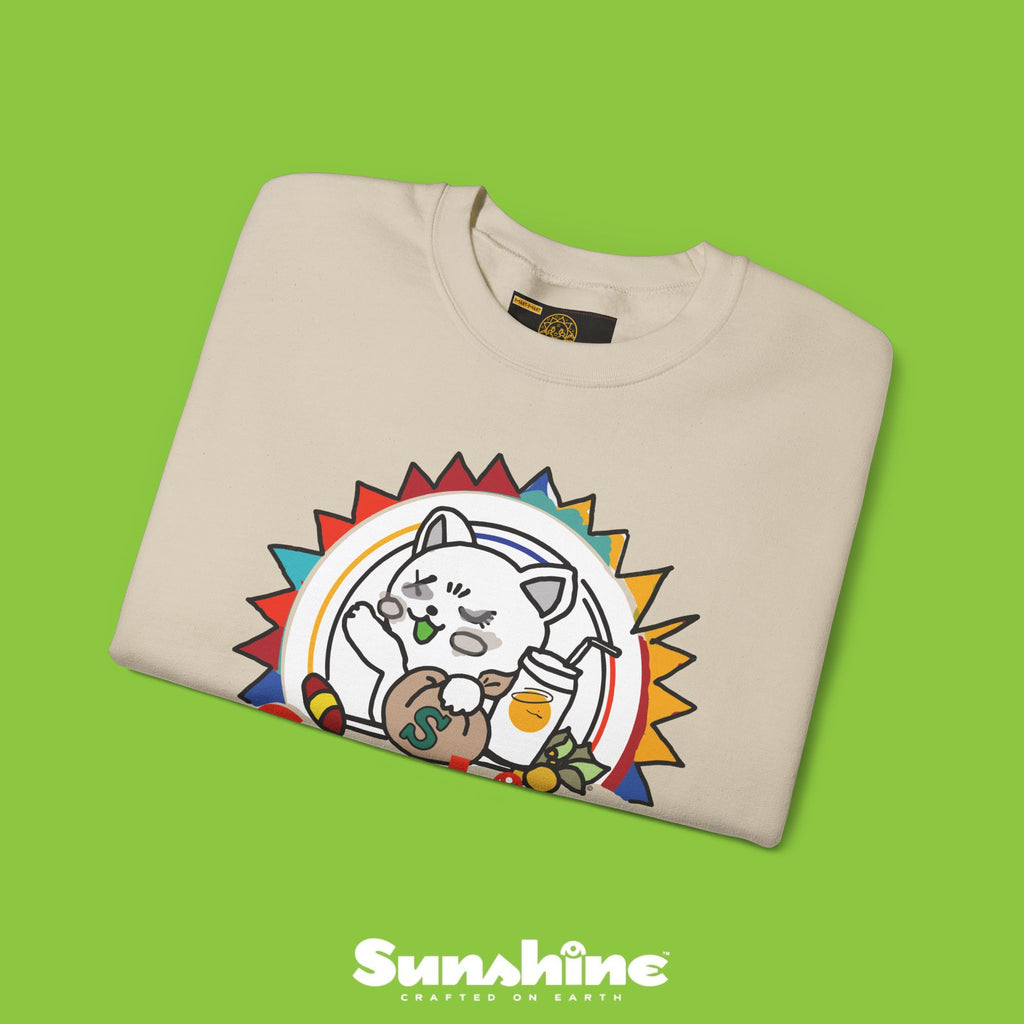 Sunshine | "Top Cat" | Crewneck Sweatshirt | Printed