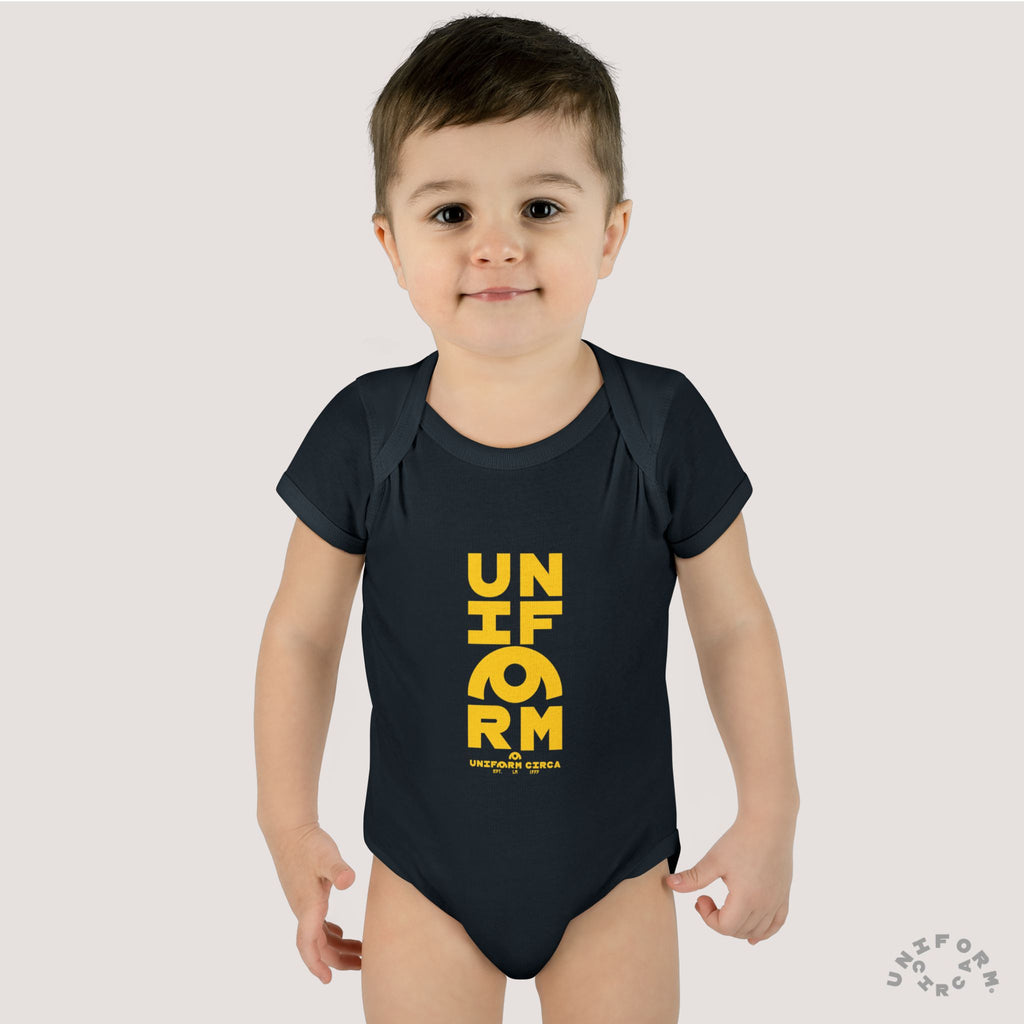 UNIFORM STACK | Infant Baby Rib Bodysuit | Multiple Colors