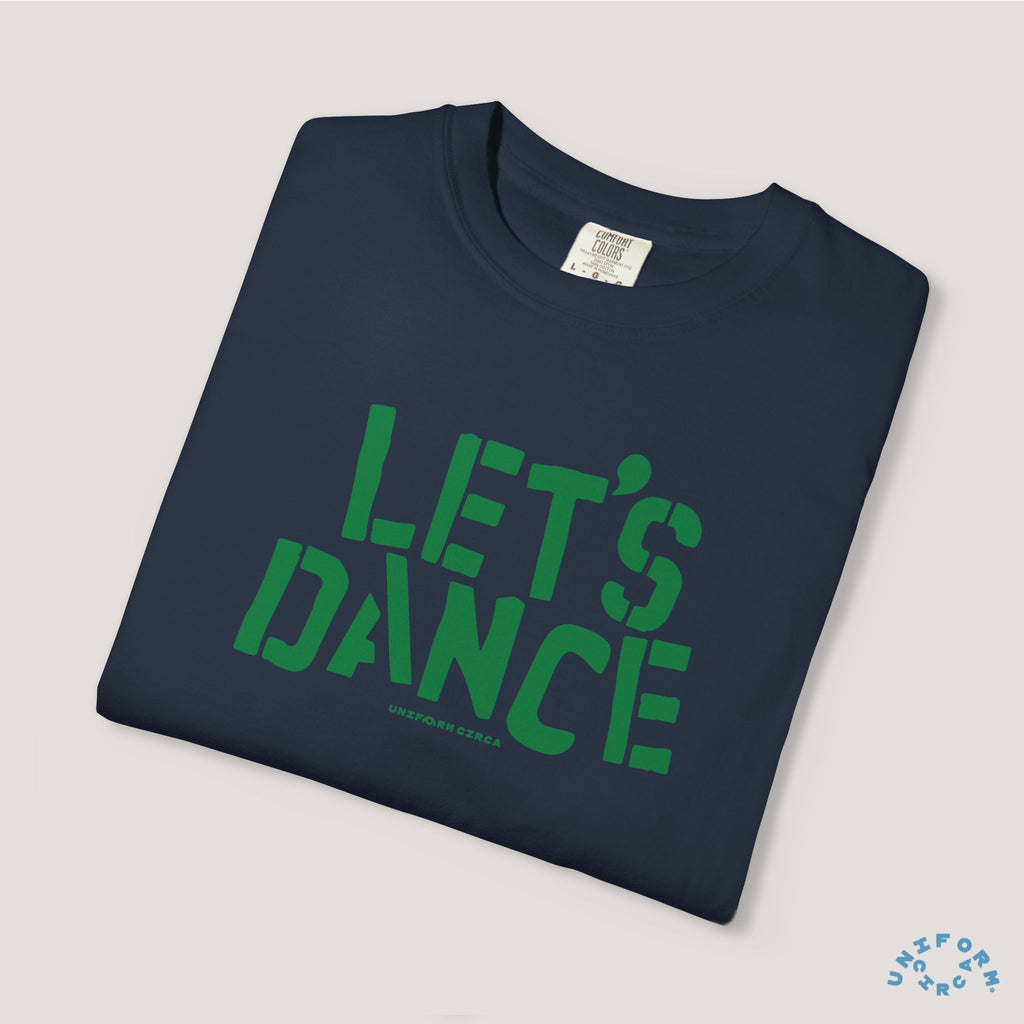 LET'S DANCE REVISITED CREWNECK T-SHIRT | PRINTED GREEN