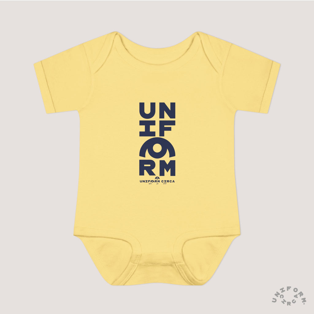 UNIFORM STACK | Infant Baby Rib Bodysuit | Multiple Colors