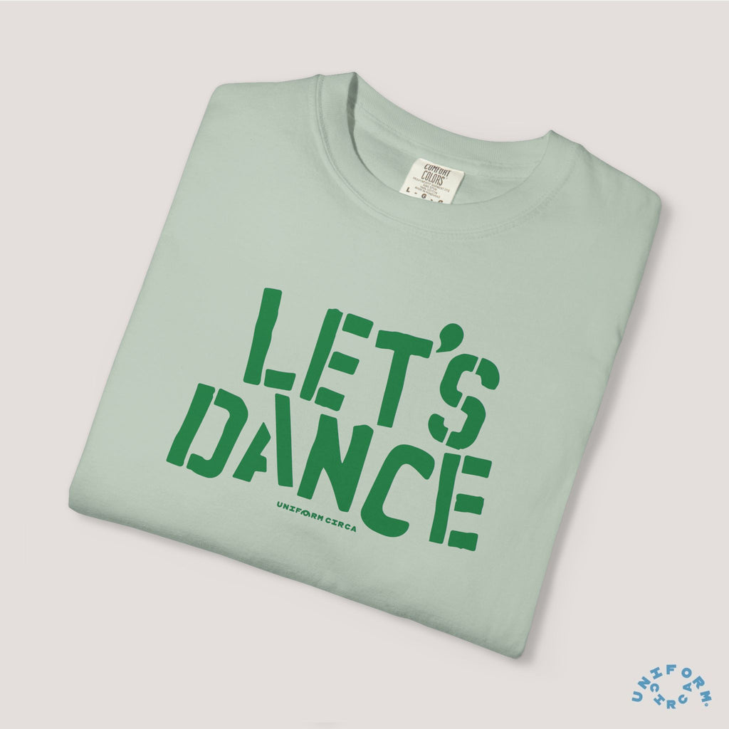 LET'S DANCE REVISITED CREWNECK T-SHIRT | PRINTED GREEN