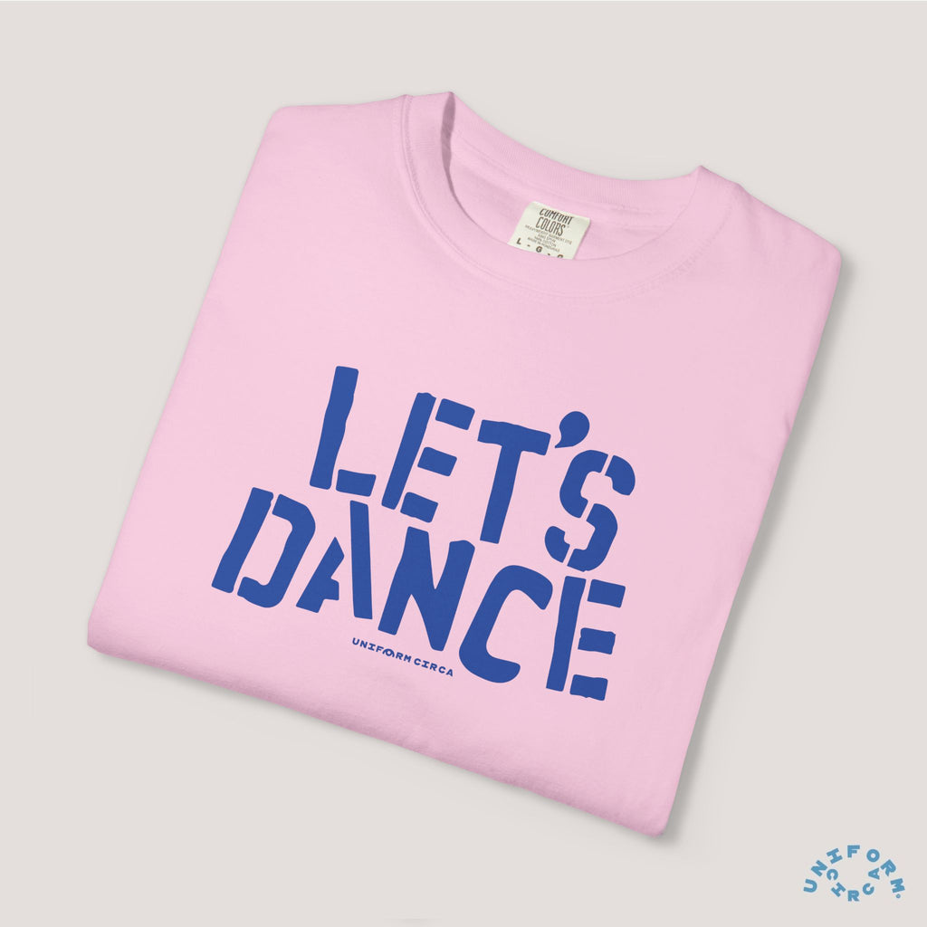 LET'S DANCE REVISITED CREWNECK T-SHIRT | Printed Blue