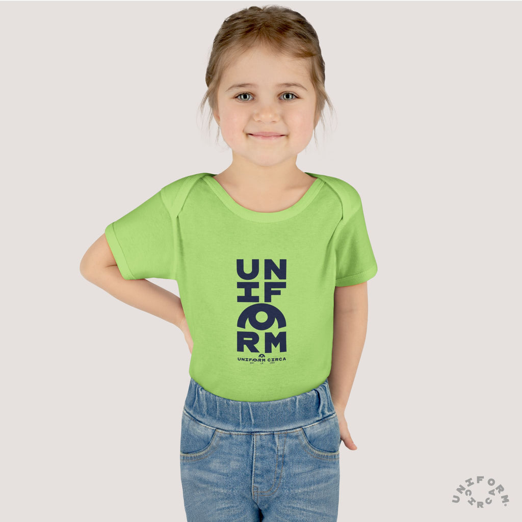 UNIFORM STACK | Infant Baby Rib Bodysuit | Multiple Colors