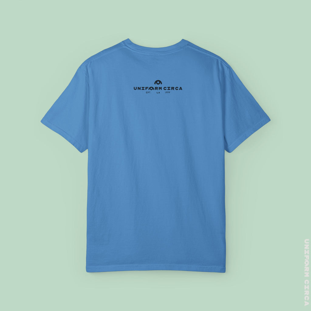 LONE PALM CREWNECK T-SHIRT | Printed Unisex Garment-Dyed Graphic Tee