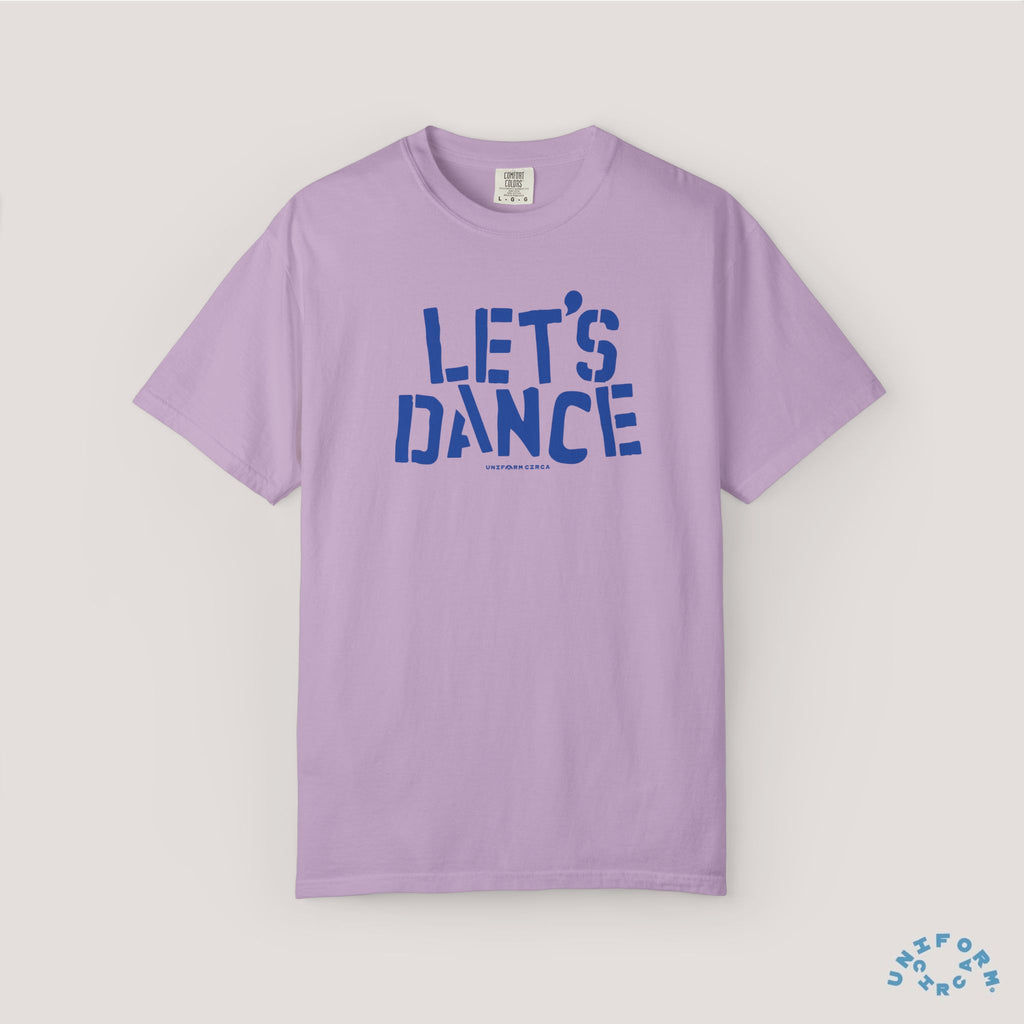 LET'S DANCE REVISITED CREWNECK T-SHIRT | Printed Blue