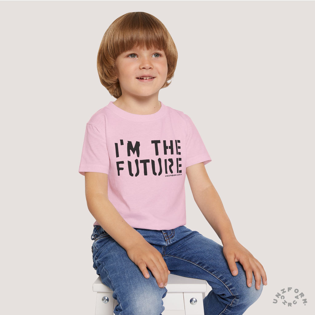 I'M THE FUTURE Design Toddler T-Shirt - Perfect for Playful Days | Black