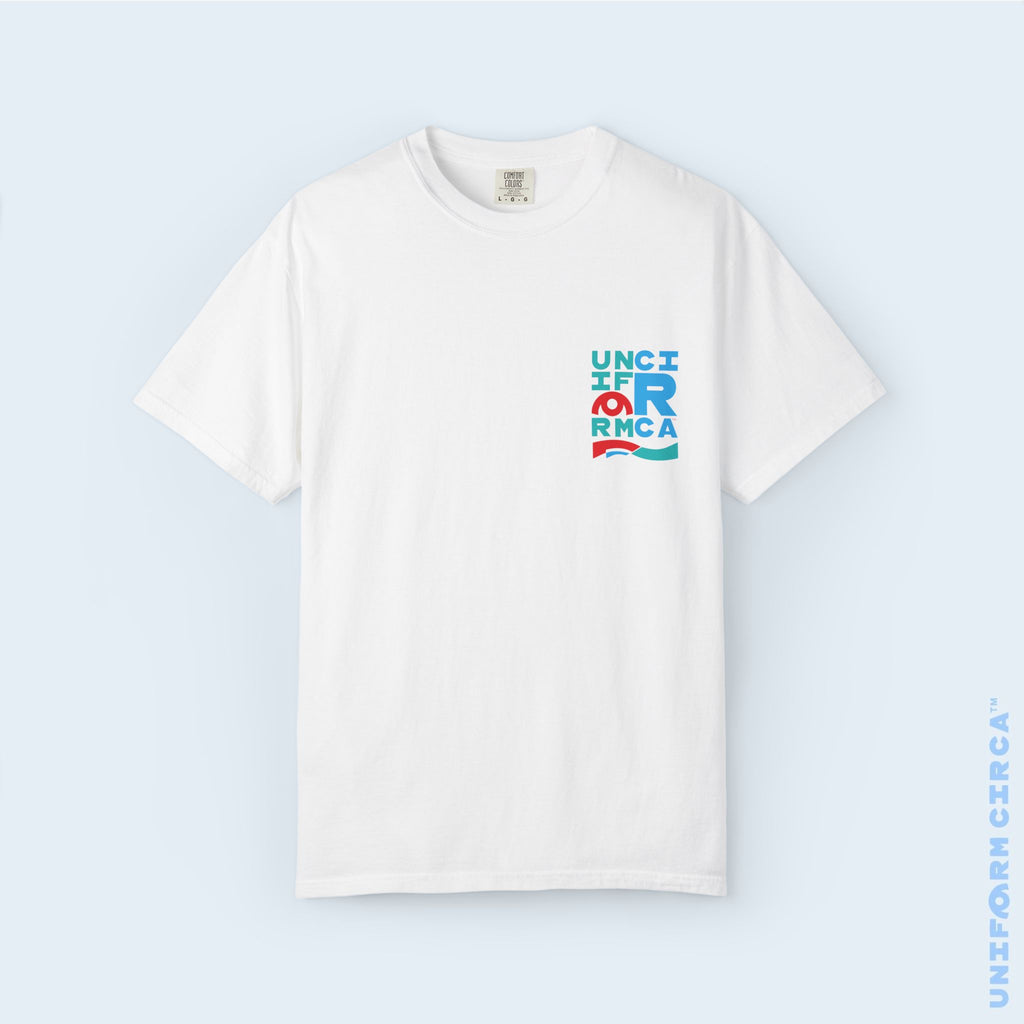 C BLOCK | CREWNECK T-SHIRT | Printed Unisex Garment-Dyed Graphic Tee