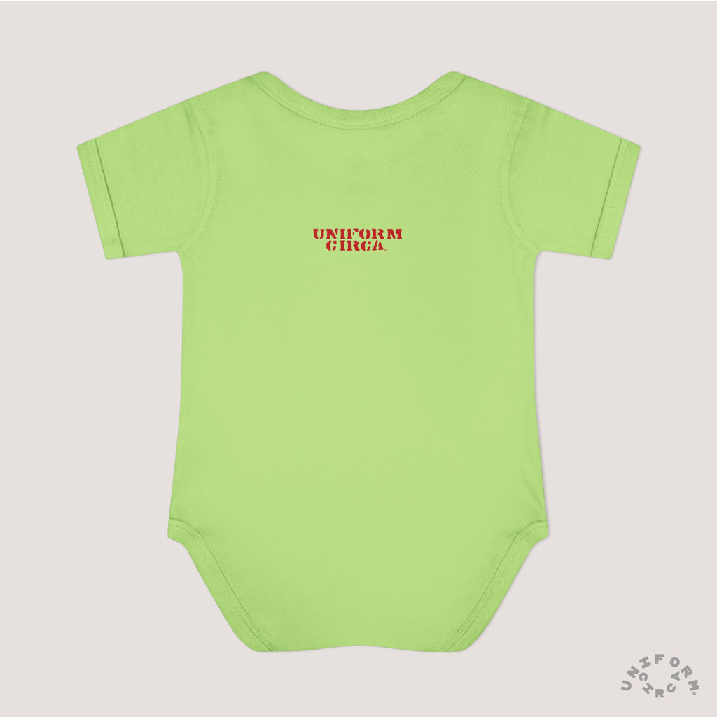 FUNNY BUNNY - Infant Baby Rib Bodysuit - Adorable Bunny-Like Graphic | Multiple Colors