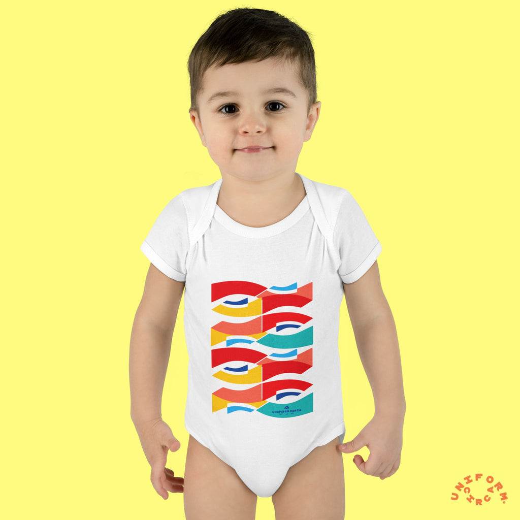 Wavey Kidsplay | Infant Baby Rib Bodysuit | Multiple Colors