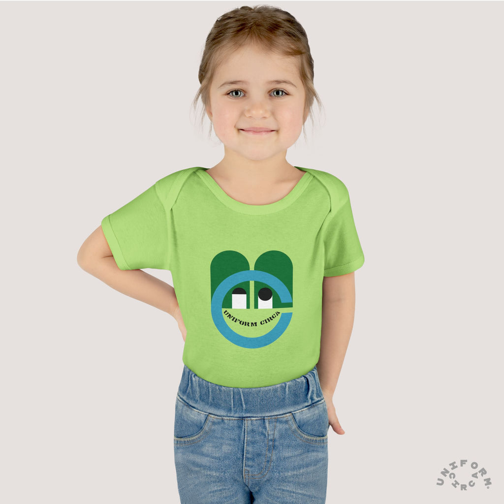 FUNNY BUNNY - Infant Baby Rib Bodysuit - Adorable Bunny-Like Graphic | Multiple Colors