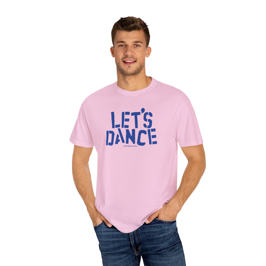 LET'S DANCE REVISITED CREWNECK T-SHIRT | Printed Blue